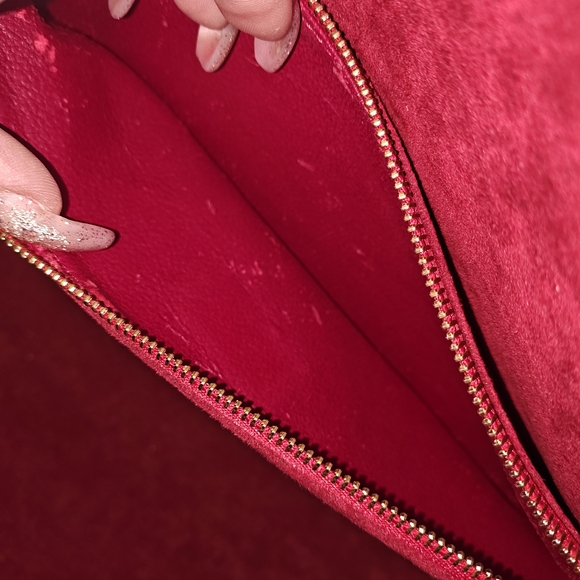 Louis Vuitton Red Epi Solferino 45 - Picture 10 of 12